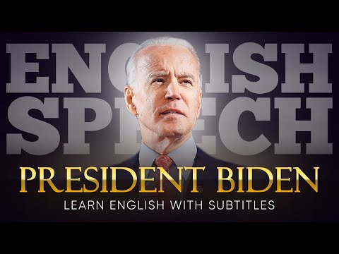ENGLISH SPEECH | PRESIDENT BIDEN: Humorous Speech (English Subtitles)