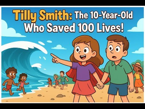 Tilly Smith, a young British girl, warns people on Maikhao Beach about an approaching tsunami, helping save dozens of lives with her quick thinking and knowledge.